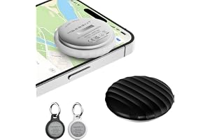 MSEBENT Tracker Tag - 2 Pack [Apple MFi Certified] Bluetooth Trackers Works with Apple Find My (iOS Only) - IP67 Waterproof Item Finders | Track Keys, Wallet, Luggage, Backpack