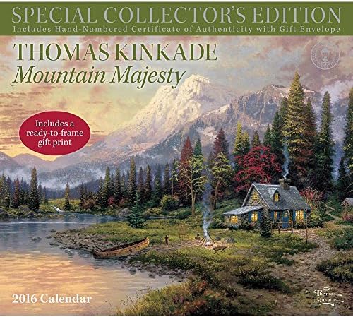 Thomas Kinkade Special Collector's Edition - 2016 Calendar 14 x 12in