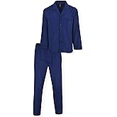 Hanes Men's Woven Plain-Weave Pajama Set