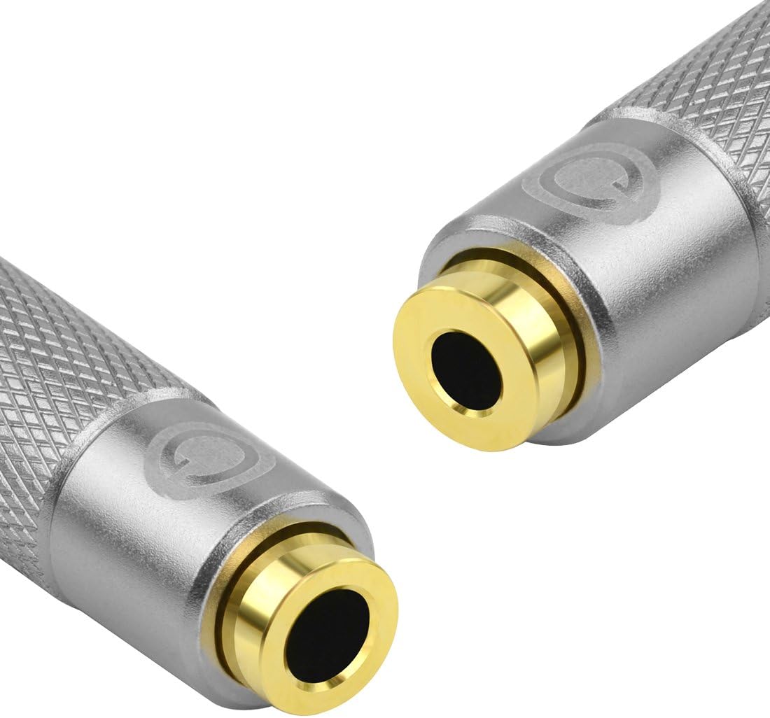 GEEKRIA 4.4mm Male to (1/8'') 3.5mm/2.5mm Balanced Female Headphones Adapter, Aluminum Alloy Conversion Audio Plug - Image 3