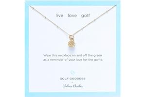 Chelsea Charles Golf Ball Charm Necklace