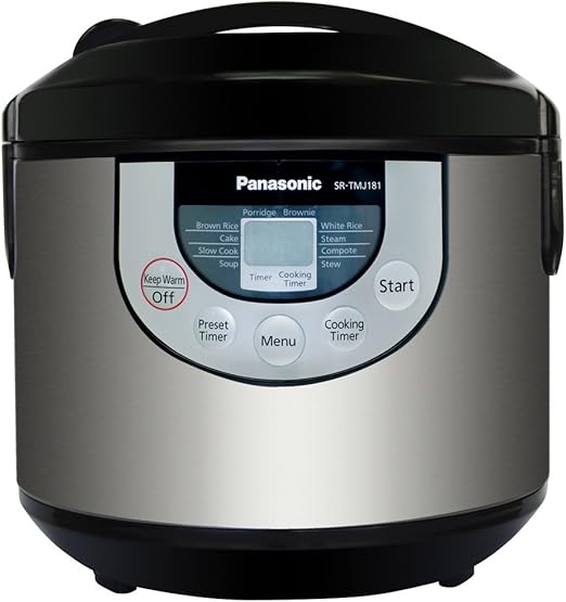 Panasonic Fuzzy Logic Multi Cooker 10 Cup Capacity, Built in Micro