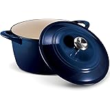Tramontina Enameled Cast Iron 7-Qt. Covered Round Dutch Oven - Cobalt
