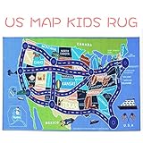 Beyond Your Thoughts 2018 Kids Rug Area Play Mat Car Carpet with Road 4' 11