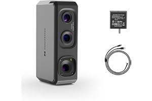 3DMakerpro 3D Scanner Seal, Small-Format 3D Scanners for Printing, Blue Led Light Source, Up to 0.01mm Accuracy, 24-Bit Full-Color Scanning