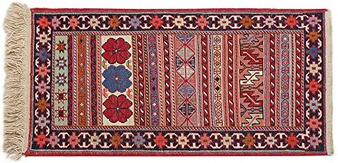 3.1' x 1.6’ Handmade Area Kilim Rug, Wool Oriental Classic Floor Rug, Vintage Hand Knotted Carpet Code: S0101173