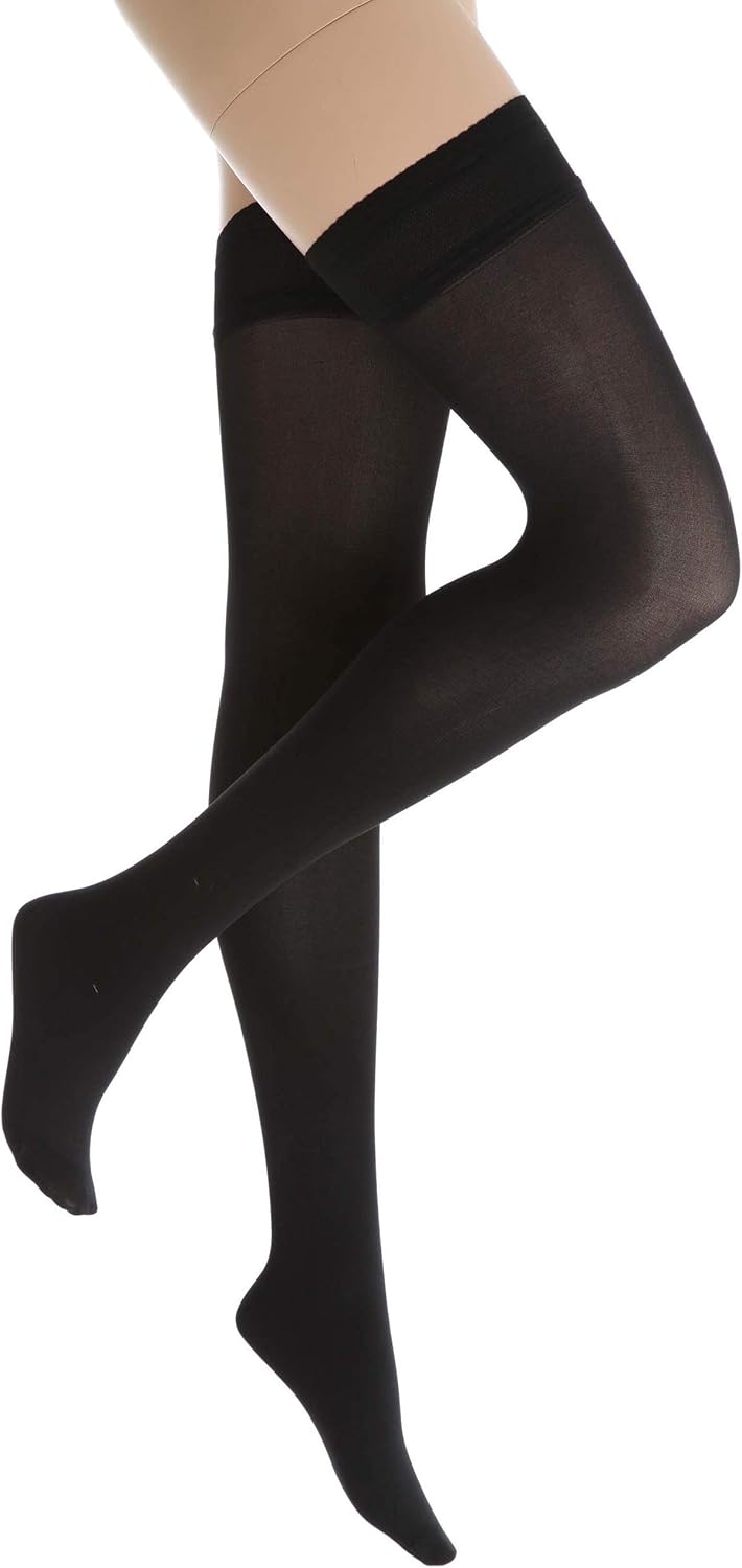 Charnos Hosiery Womens 60 Denier Hold Ups size Medium in Black Amazon
