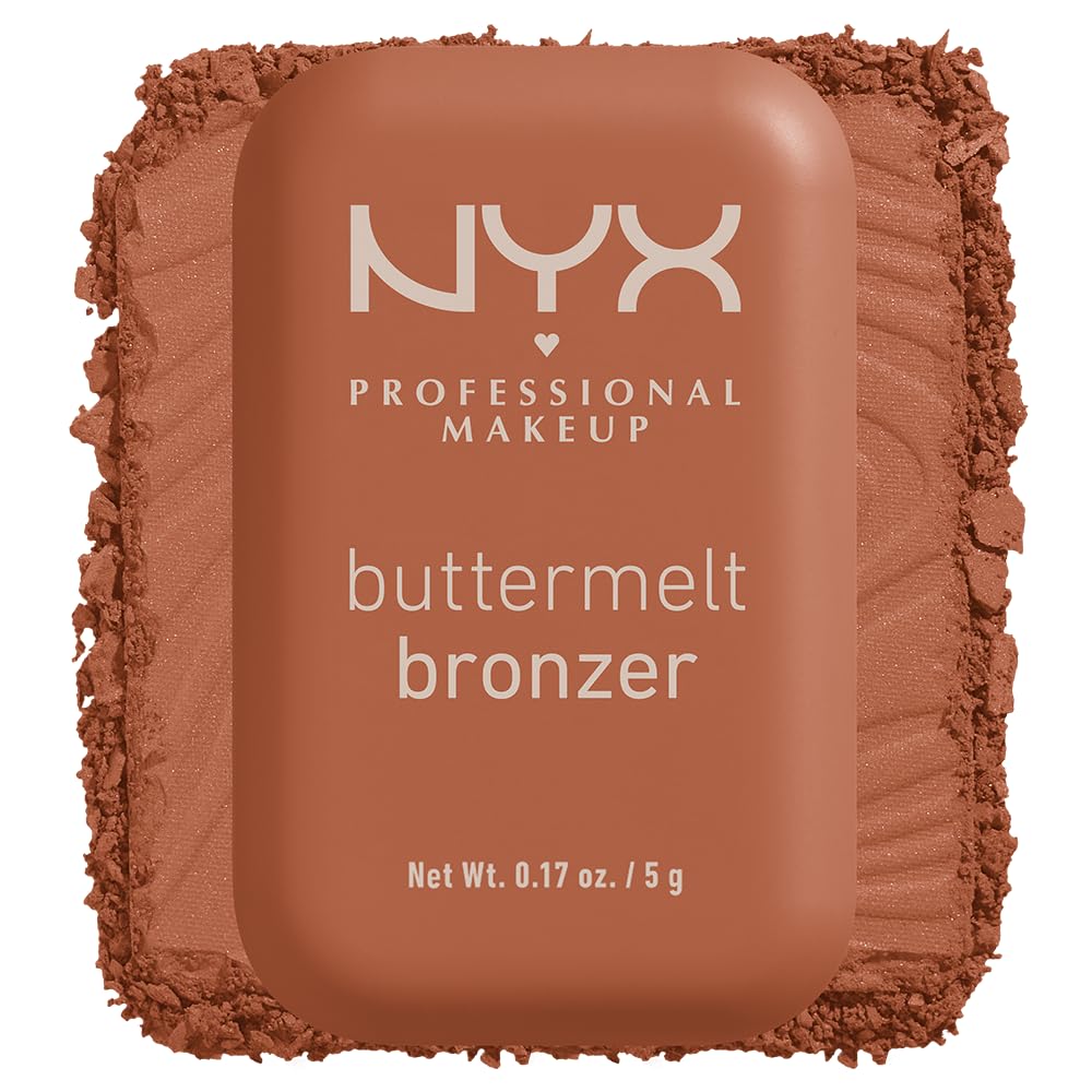 Photo 1 of NYX PROFESSIONAL MAKEUP Matte Buttermelt Bronzer, Longwear Face Makeup with Up to 12 Hours of Wear, Vegan Formula - Butta Ballin (Medium Warm)