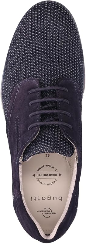 311-AJV01 Herren Schnürer, Dark Blue, 42 EU