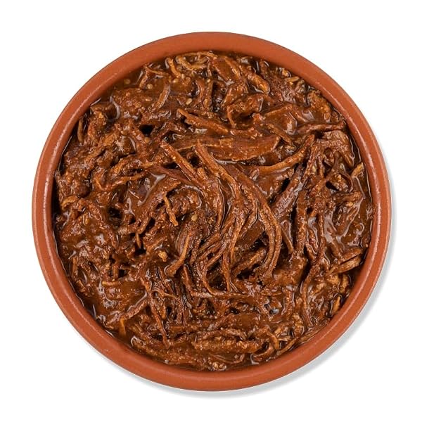 ISADORA FULLY COOKED POLLO CON MOLE 15 OZ POUCH, READY-TO-EAT MICROWAVE MEAL, SEASONED SHREDDED CHICKEN, GLUTEN FREE, AUTHENTIC MEXICAN INGREDIENTS, SHELF STABLE MEAT