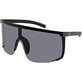 Karsaer Vision Shield Sunglasses for Men Women Oversized Neon 80s 90s Visor Shades Sports Style Outdoor Cycling Ski