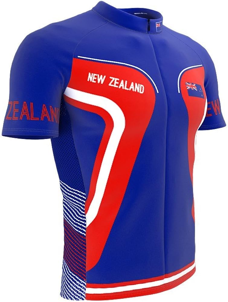 ScudoPro New Zealand Full Zipper Bike Short Sleeve Cycling