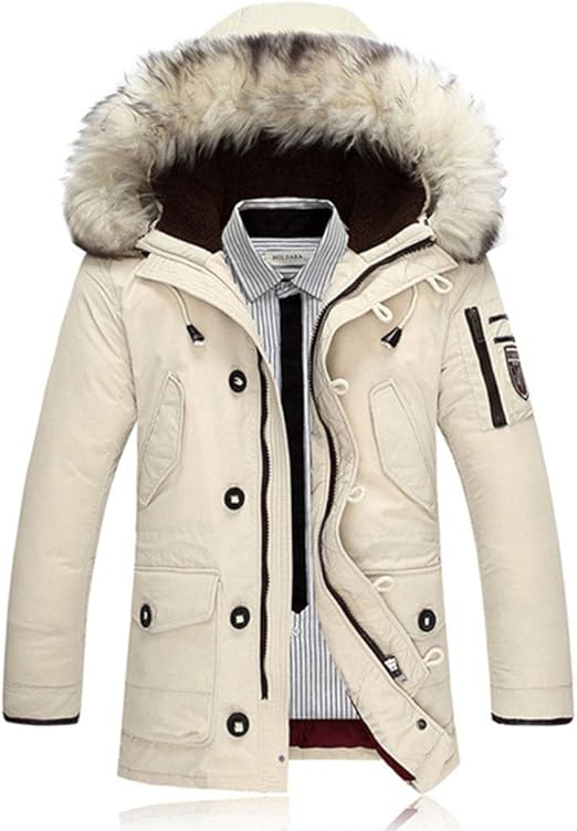 white winter jacket