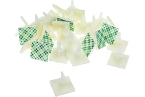 Xiaoyztan 0.5" Supporting Height Adhesive Insulated Standoffs Sticky Reverse Mount PCB Spacer Fit for 4mm/0.157" Hole, Pack of 30Pcs