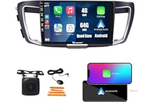 CarPlay Android Auto Navigation Stereo GPS Radio Display 10" IPS Touchscreen Headunit Tablet Media Player for Honda Accord 20