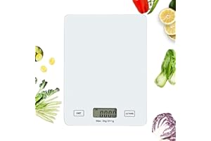 Food Scale, Digital Kitchen Scales in High Precision 1g, Pocket with LCD Display, Battery Powered, Digital Scale for Baking, 