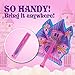 M & M Products Online Princess Party Supplies: 24 Folding Princess Castle Paper Fans - Variety of Colors & Designs - Perfect for Princess Birthday Dress Up Parties & Favors - Lifetime Replacement