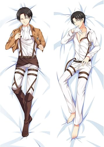 Amazon 進撃の巨人 リヴァイ アッカーマン 抱き枕カバー 2wayトリコット 等身大 両面プリント サイズ選択可 アニメ 萌えグッズ 通販