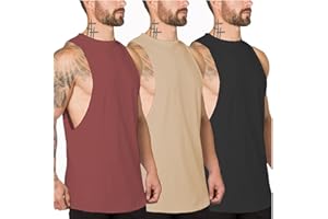 Muscle Killer Men's Muscle Cut Off Gym Workout Stringer Tank Tops Bodybuilding Fitness T-Shirts 1/2/3 Pack
