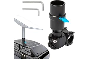 Galeith Starlink Mount with Pipe Adapter for RV, Starlink Pole Mount,Load-Bearing 200lbs, Installation Range 0.8-1.1” for Pole/Roof/SUV/Outdoor