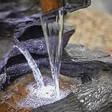 Easy Fountain Hinoki Springs Outdoor Water Feature with LED & Pump view 4