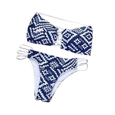 OverDose Frauen Bikini Sets Push-up Gepolsterter Damen BH Badeanzug Bade Sets Beach Bademode