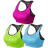 Match Racerback Sports Bras for Women – Padded Seamless Strappy Workout Tops for Yoga Gym Runing Fitness Sports Bras