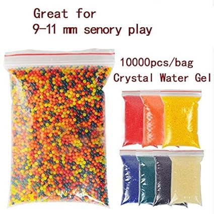 Water Gel Beads Non Toxic Rainbow Mix 10000 Pcs #toys #for #sensory #processing #disorder Water Gel Beads Non Toxic Rainbow Mix 10000 Pcs