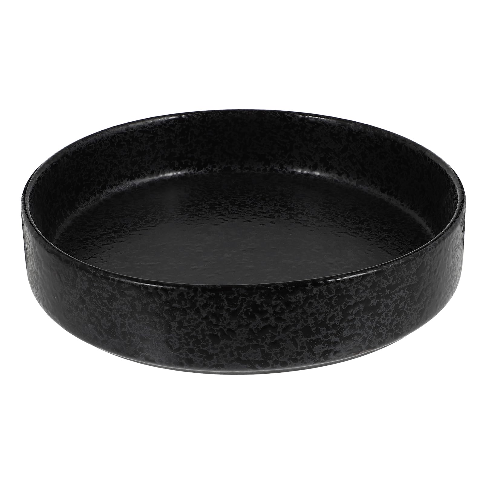 Yardwe Ceramic Plant Saucer 20cm Round Flower Pot Saucer Ceramic Drain Tray for Indoor Balcony Garden Decorations