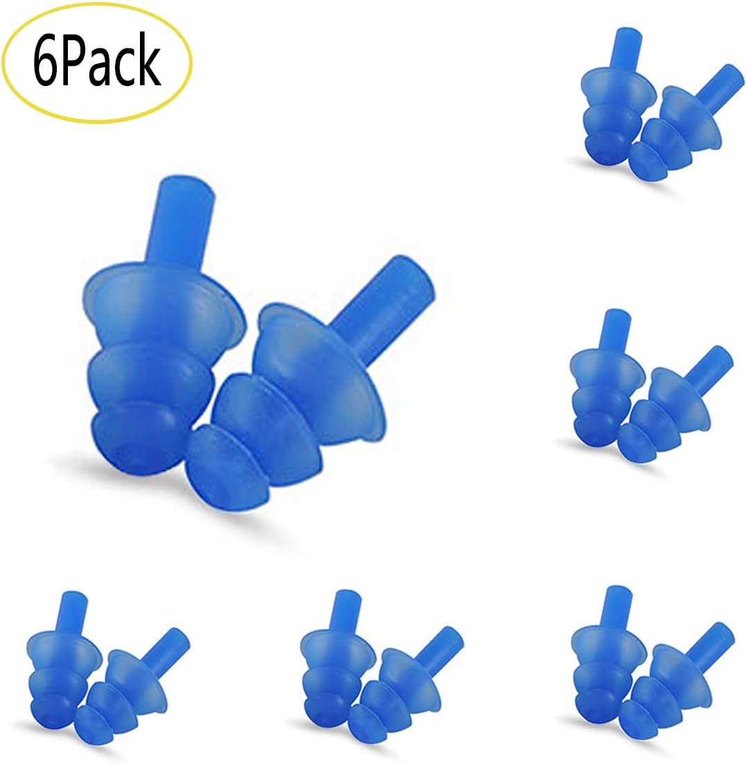 DolphindropTM Waterproof Soft Silicone Swimming Ear Plugs