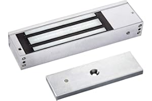 Ares Vision 500KG 1200LBS of Holding Force Electromagnetic Commercial Lock 12V, LED Indicator When Closed NO/NC Options,for Out Swinging Single Door