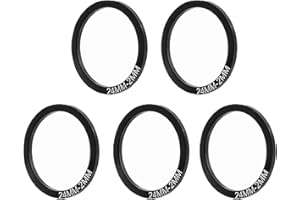 5 Pieces Bike Bottom Bracket Gasket Crank Washer Aluminum Alloy Bicycle Flywheel Hub Washer Spacer Diameter 24mm/29mm/30mm