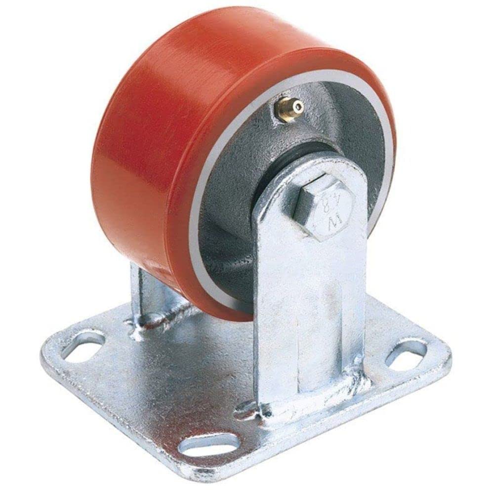 Draper 65531 160 mm-Diameter Fixed Polyurethane Castor