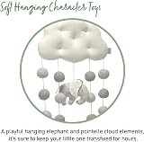 Mamas & Papas Welcome to the World Cloud and Elephant Musical Mobile Grey view 4