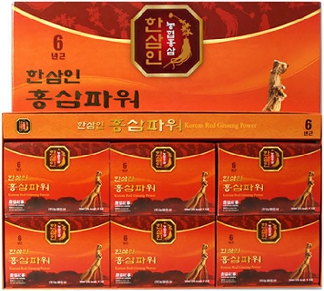 Hansamin Korean Red Ginseng power [50ml X 30 Pouches]