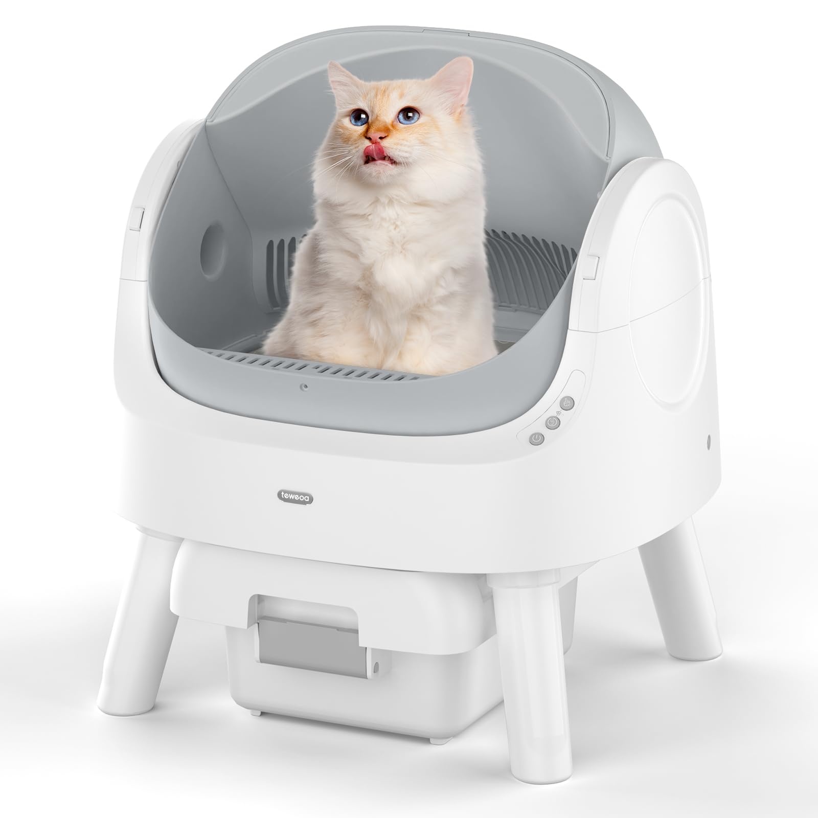 Photo 1 of AutoScooper 11 Self Cleaning Cat Litter Box, Automatic Cat Litter Box for Multiple Cats, Integrated Safety Protection with Open-Top Design - The Ultimate Gift for Your Cat Friends