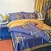 EVDAY Spider-Man Batman Captain America Iron-Man Transformers Bumblebee Superman 3D Cartoon Kids Bedding Including 1Duvet Cover,1Flat Sheet,2Pillowcases King Queen Full Twin Size
