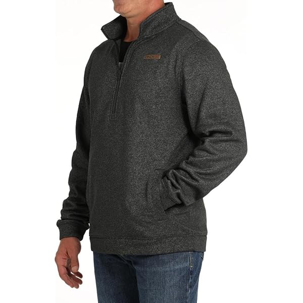 Amazon.com: Cinch Men's Black 1/4 Zip Pullover Black XS : Clothing