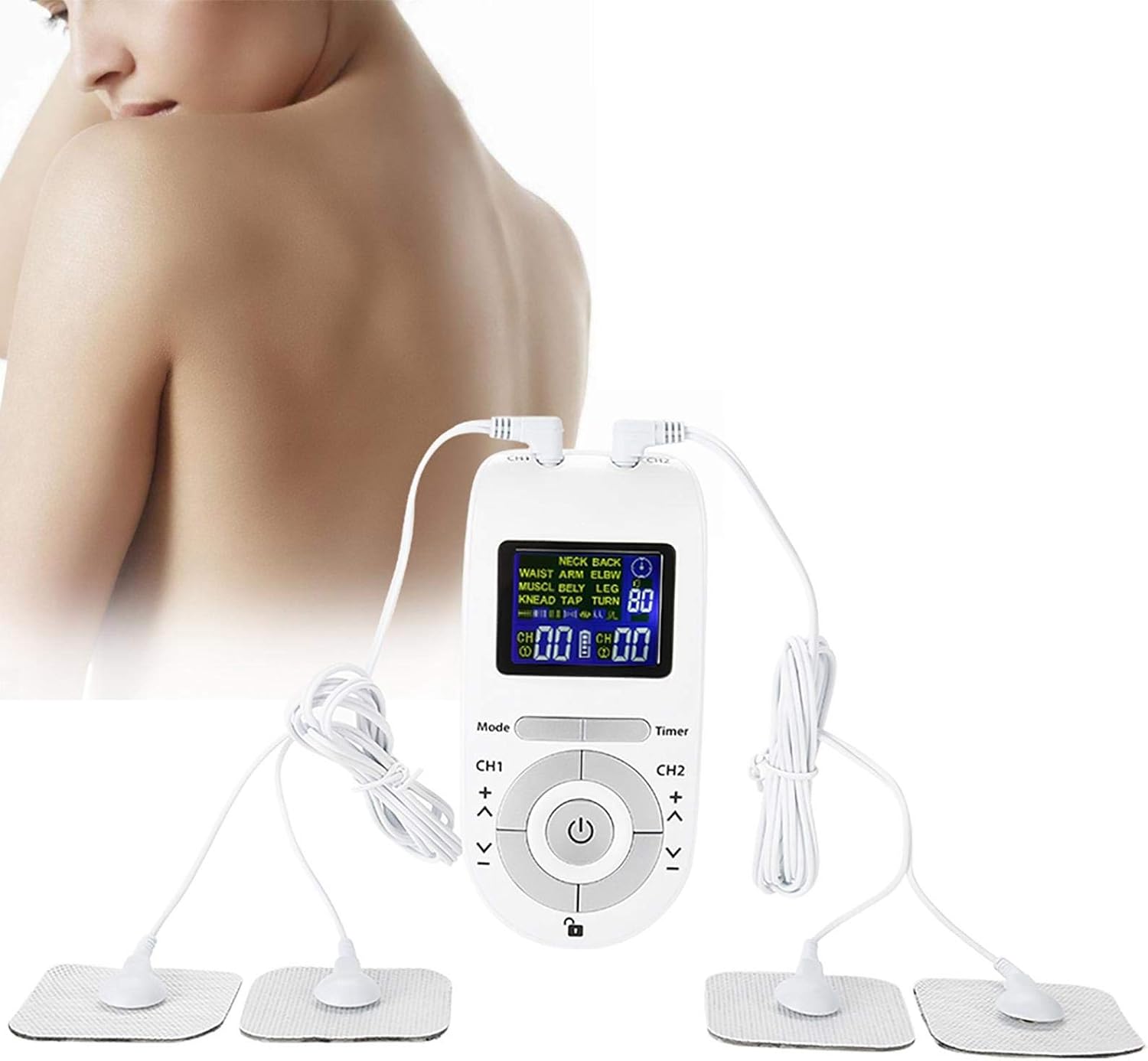Tens Unit Machine, Digital Electric Massager, Electrical Stimulation