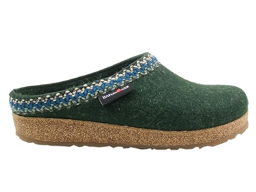 Haflinger 711053 Grizzly Zigzag Damen Hausschuhe Pantoffeln