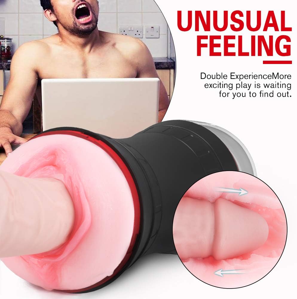 Male masturbatión Cup Suitable masturbatión Sexiu-Töys for Men masturbatión Cup Tshirt,Intelligent Fits You Sticker V-agina Pocket Pussy Japan masturbetion Toys Men