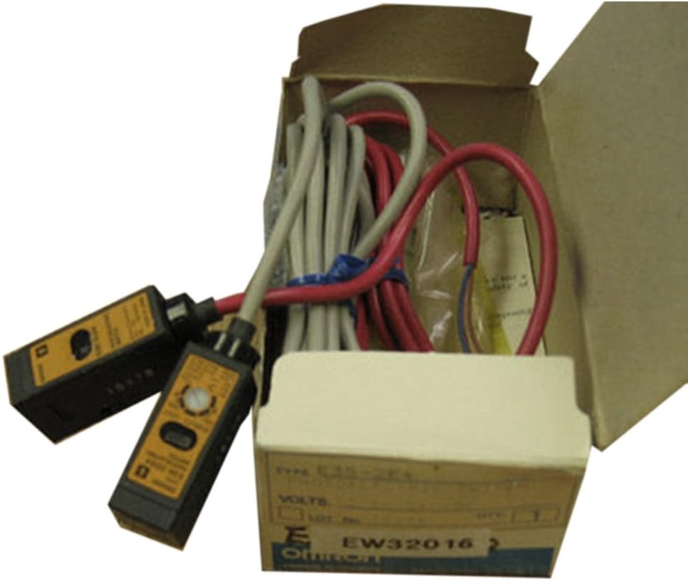 Omron E3S-2E4 Photo Switch, 12-24 VDC, 2m Wire