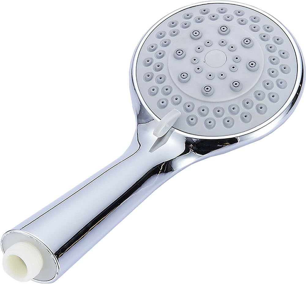 ZENO High Pressure Shower Head 5 Spray Modes Chrome Universal Replacement