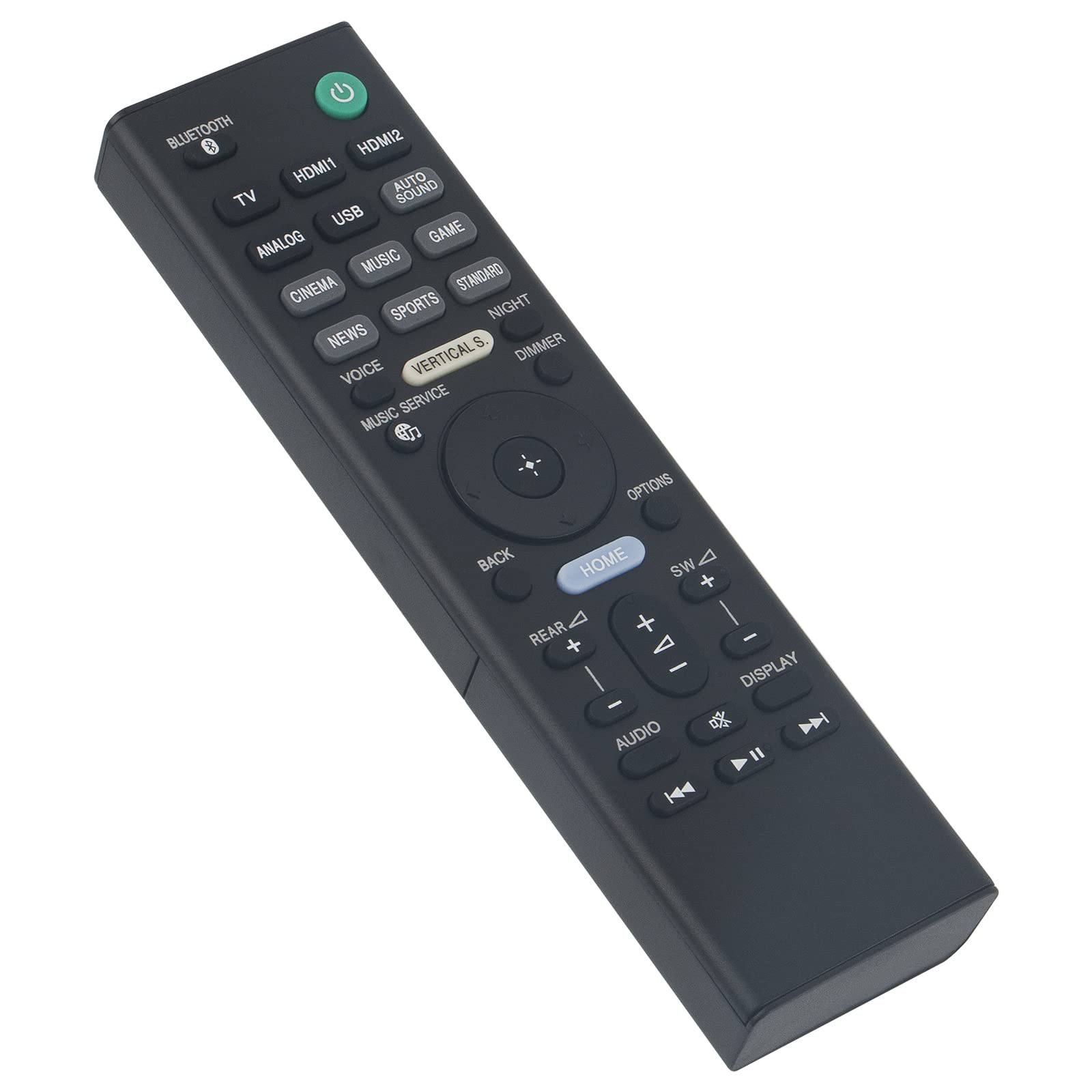 VINABTY New RMT-AH400U 149336511 Replacement Remote Control RMTAH400U Soundbar Remote Control Replaced Compatible with SONY 149336511 RMT AH400U HT-ZF9 SA-ZF9 SAZ9F HT-Z9F SA-WZF9 SA-Z9F HTZ9F SAWZF9