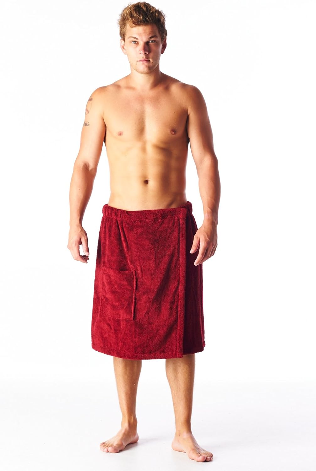 velcro towel wrap for men