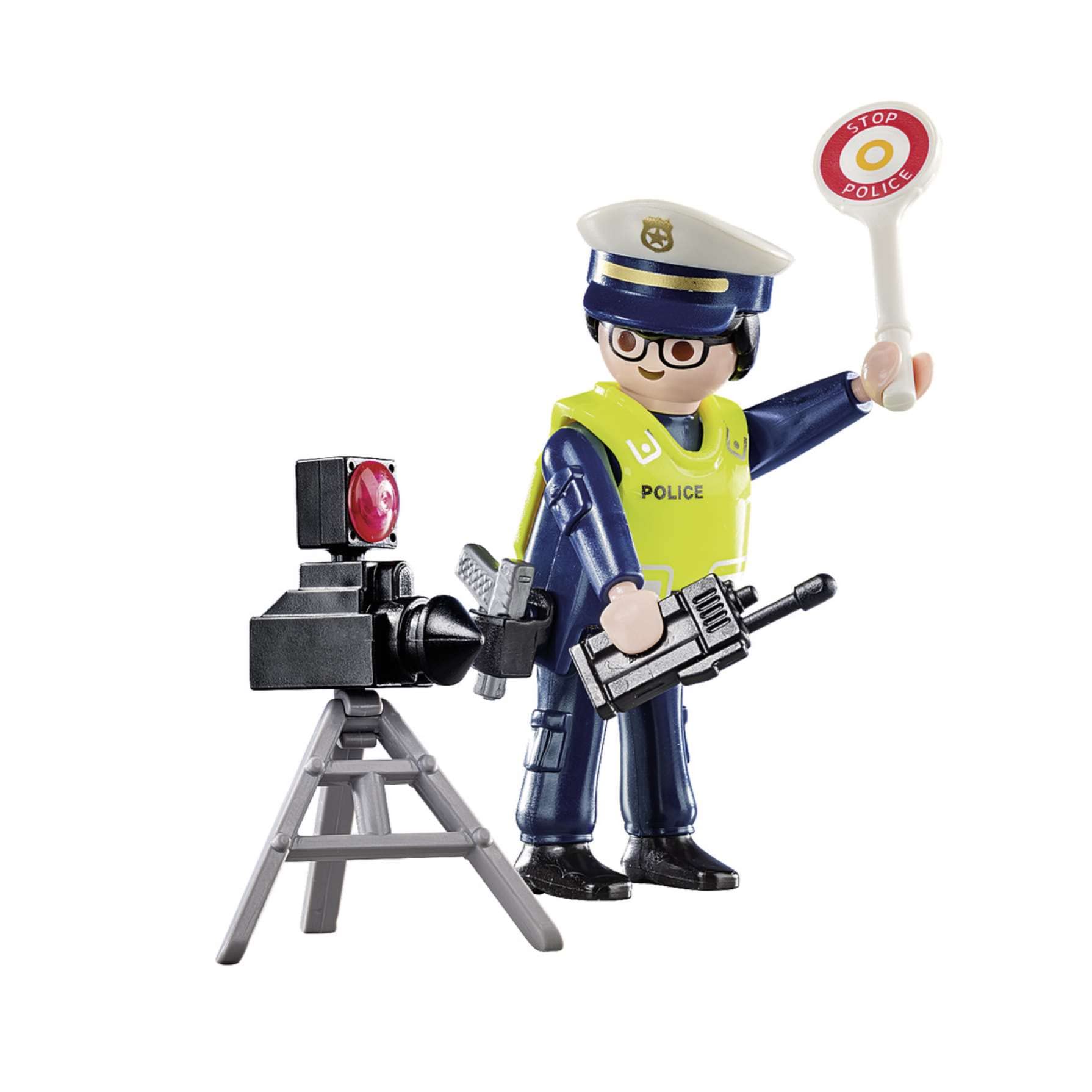 Playmobil 70305 Special Plus Police Officer with Speed Trap, Fun Imaginative Role-Play, PlaySets Suitable for Children Ages 4+