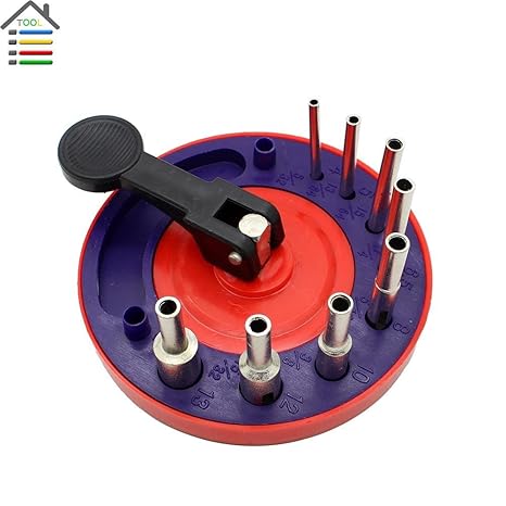 Generic 8pc 4-13mm Diamond Drill Bit Set Tile Glass Hole Saw Jig Pocket Guide Vacuum Base