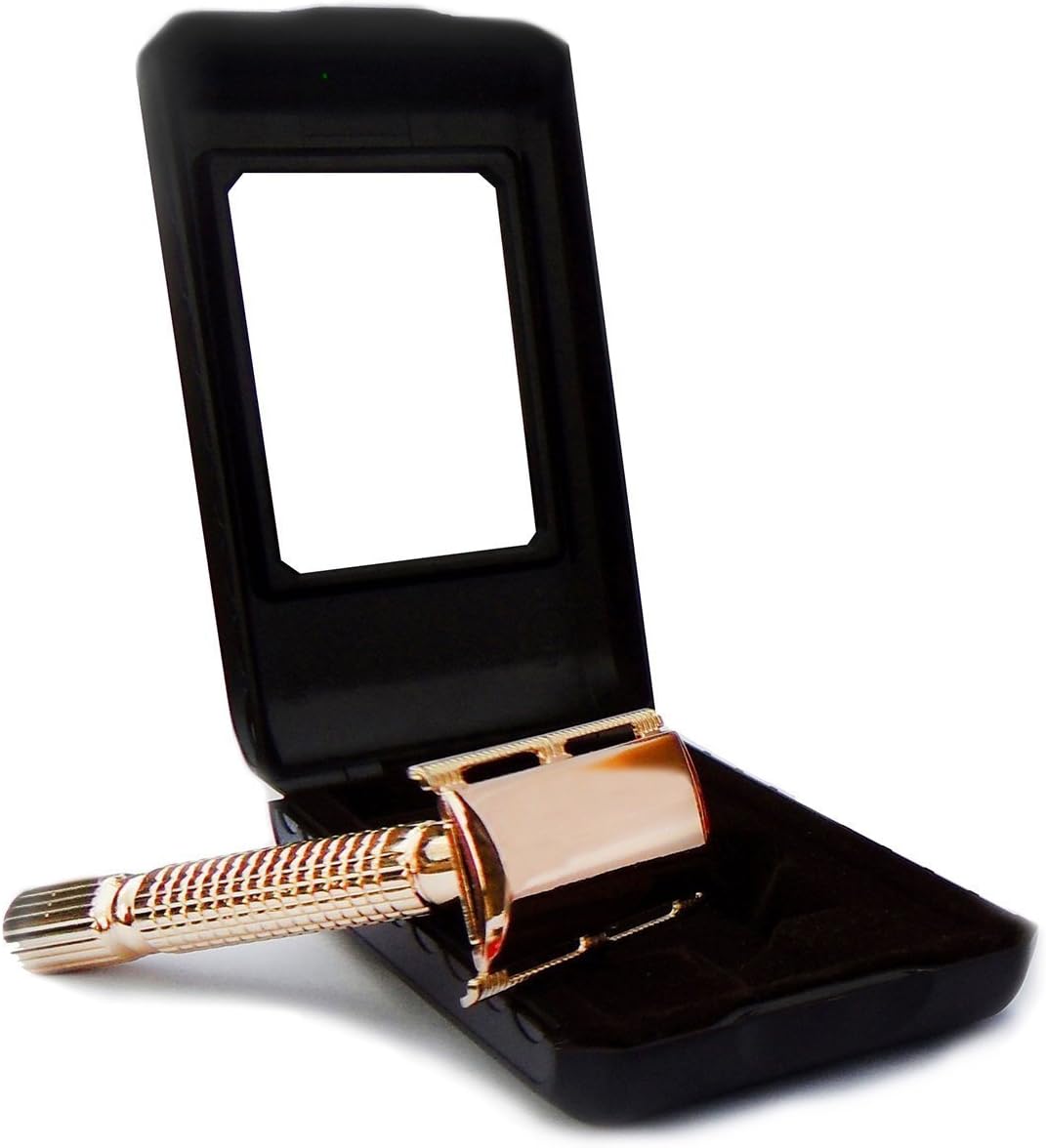 Baili Gold Plated® - Double Edge Razor Safety Razor/Fits All Razor Blades