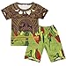 AmzBarley Maui Boys Cartoon Comfy Loose 2 Piece Tees and Shorts Sets Moana Age 5-6 Years Size 6