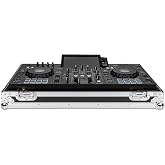 Headliner Low Profile Flight Case with Wheels, Compatible with Pioneer DJ XDJ-RX3, Black (HL10006)